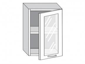 1.50.3 Шкаф настенный (h=720) на 500мм с 1-ой стекл. дверцей в Кудымкаре - kudymkar.magazinmebel.ru | фото