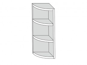 19.30.0р Полка угловая (h=913) радиусная  ЛДСП УНИ в Кудымкаре - kudymkar.magazinmebel.ru | фото
