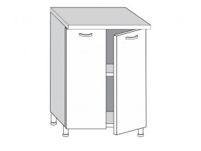 2.60.2 Шкаф-стол на 600мм с 2-мя дверцами в Кудымкаре - kudymkar.magazinmebel.ru | фото