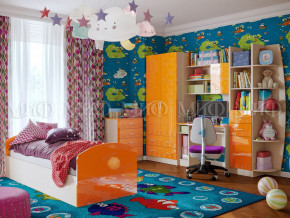 Детская комната Юниор-2 Оранжевый металлик в Кудымкаре - kudymkar.magazinmebel.ru | фото