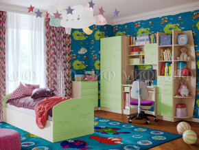 Детская комната Юниор-2 Салатовый в Кудымкаре - kudymkar.magazinmebel.ru | фото