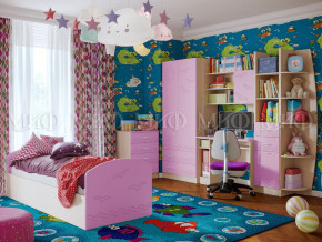 Детская комната Юниор-2 Сиреневый в Кудымкаре - kudymkar.magazinmebel.ru | фото