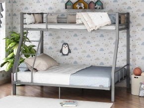 Двухъярусная кровать Гранада-1 140 Серая в Кудымкаре - kudymkar.magazinmebel.ru | фото