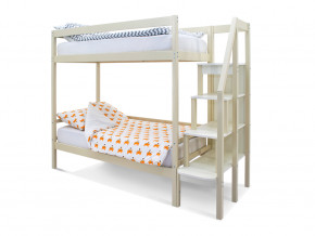 Двухъярусная кровать Svogen бежевый в Кудымкаре - kudymkar.magazinmebel.ru | фото - изображение 1
