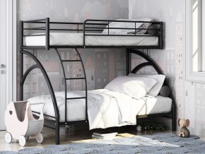 Двухъярусная кровать Виньола 2 Черная в Кудымкаре - kudymkar.magazinmebel.ru | фото - изображение 1