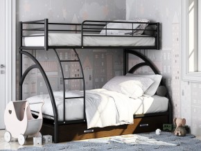 Двухъярусная кровать Виньола-2 Я черный в Кудымкаре - kudymkar.magazinmebel.ru | фото