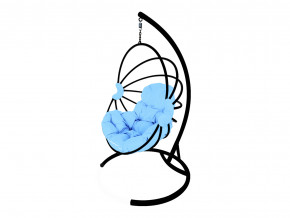 Кокон Веер без ротанга голубая подушка в Кудымкаре - kudymkar.magazinmebel.ru | фото - изображение 1