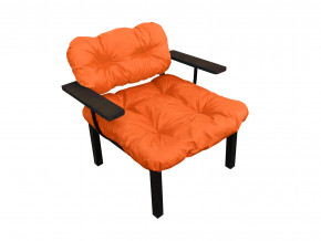 Кресло Дачное оранжевая подушка в Кудымкаре - kudymkar.magazinmebel.ru | фото - изображение 1