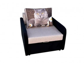 Кресло кровать Канзасик с подлокотниками кот с ромашками-2 в Кудымкаре - kudymkar.magazinmebel.ru | фото - изображение 1