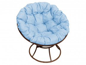 Кресло Папасан без ротанга голубая подушка в Кудымкаре - kudymkar.magazinmebel.ru | фото