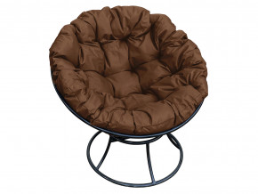Кресло Папасан без ротанга коричневая подушка в Кудымкаре - kudymkar.magazinmebel.ru | фото