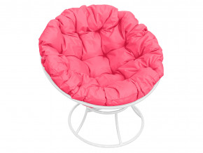Кресло Папасан без ротанга розовая подушка в Кудымкаре - kudymkar.magazinmebel.ru | фото