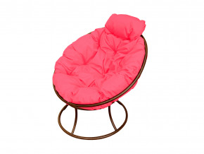 Кресло Папасан мини без ротанга розовая подушка в Кудымкаре - kudymkar.magazinmebel.ru | фото - изображение 1