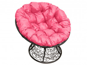 Кресло Папасан с ротангом розовая подушка в Кудымкаре - kudymkar.magazinmebel.ru | фото