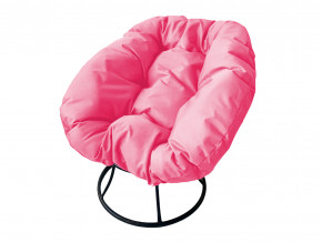 Кресло Пончик без ротанга розовая подушка в Кудымкаре - kudymkar.magazinmebel.ru | фото