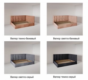 Кровать Вертикаль угловая 0.8 м с ортопедическим основанием в Кудымкаре - kudymkar.magazinmebel.ru | фото - изображение 6