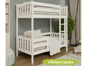 Кровать 2-х ярусная Аист-2 Классика белый 1600х800 мм в Кудымкаре - kudymkar.magazinmebel.ru | фото - изображение 1
