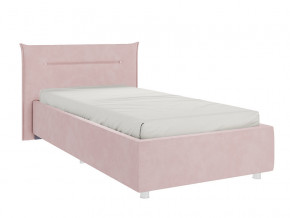 Кровать Альба 900 велюр нежно-розовый в Кудымкаре - kudymkar.magazinmebel.ru | фото