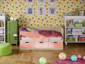 Кровать Бабочки 1600 Розовый металлик в Кудымкаре - kudymkar.magazinmebel.ru | фото