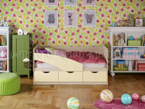 Кровать Бабочки 1600 Ваниль в Кудымкаре - kudymkar.magazinmebel.ru | фото - изображение 1