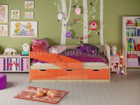 Кровать Дельфин 1600 Оранжевый металлик в Кудымкаре - kudymkar.magazinmebel.ru | фото