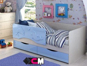 Кровать детская Алиса КР 812 голубая 1600 в Кудымкаре - kudymkar.magazinmebel.ru | фото - изображение 1