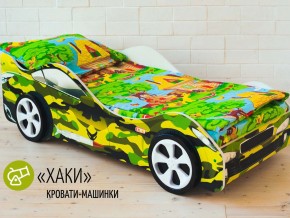Кровать детская машина Хаки в Кудымкаре - kudymkar.magazinmebel.ru | фото - изображение 2