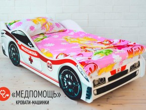 Кровать детская машина Медпомощь в Кудымкаре - kudymkar.magazinmebel.ru | фото - изображение 1