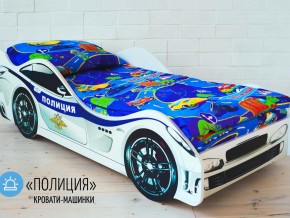 Кровать детская машина Полиции в Кудымкаре - kudymkar.magazinmebel.ru | фото - изображение 1