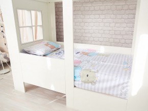 Кровать детская Теремок без ящика белая в Кудымкаре - kudymkar.magazinmebel.ru | фото - изображение 2