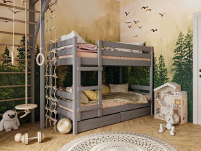 Кровать Джуниор с ящиками Антрацит в Кудымкаре - kudymkar.magazinmebel.ru | фото - изображение 1