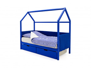 Кровать-домик мягкий Svogen с ящиками синий в Кудымкаре - kudymkar.magazinmebel.ru | фото