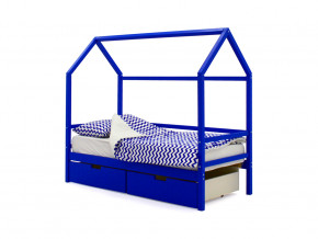 Кровать-домик Svogen с ящиками синий в Кудымкаре - kudymkar.magazinmebel.ru | фото