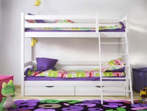 Кровать двухъярусная Сонечка с ящиками и лестницей в Кудымкаре - kudymkar.magazinmebel.ru | фото - изображение 2