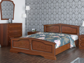 Кровать Елена 1400 Орех в Кудымкаре - kudymkar.magazinmebel.ru | фото - изображение 2