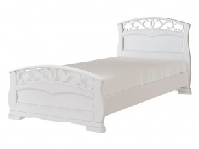 Кровать Грация-1 900 Белый античный в Кудымкаре - kudymkar.magazinmebel.ru | фото - изображение 1