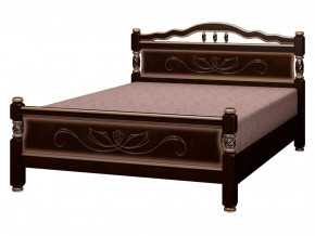 Кровать Карина-5 1200 Орех тёмный с тонировкой в Кудымкаре - kudymkar.magazinmebel.ru | фото - изображение 2