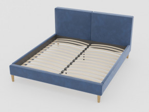 Кровать Линси 1600 синий в Кудымкаре - kudymkar.magazinmebel.ru | фото - изображение 1