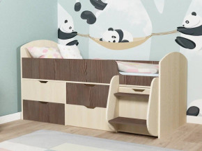 Кровать Малыш-7 Дуб-Бодега в Кудымкаре - kudymkar.magazinmebel.ru | фото
