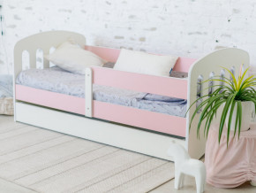Кровать Малыш с ящиком розовый в Кудымкаре - kudymkar.magazinmebel.ru | фото