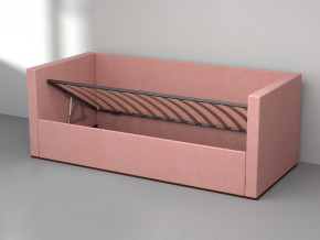 Кровать мягкая с подъёмным механизмом арт. 030 розовый в Кудымкаре - kudymkar.magazinmebel.ru | фото - изображение 2