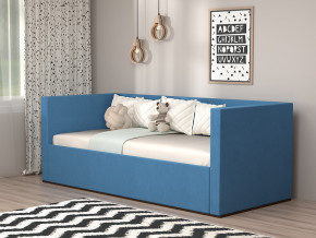 Кровать мягкая с подъёмным механизмом арт. 030 синий в Кудымкаре - kudymkar.magazinmebel.ru | фото