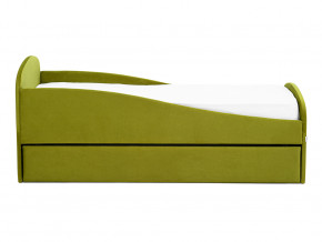 Кровать с ящиком Letmo оливковый (велюр) в Кудымкаре - kudymkar.magazinmebel.ru | фото - изображение 6