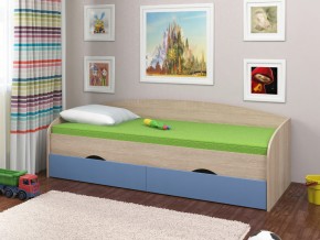 Кровать Соня 2 сонома-голубой в Кудымкаре - kudymkar.magazinmebel.ru | фото