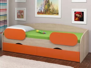 Кровать Соня 2 сонома-оранжевый в Кудымкаре - kudymkar.magazinmebel.ru | фото - изображение 2
