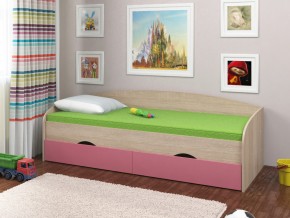 Кровать Соня 2 сонома-розовый в Кудымкаре - kudymkar.magazinmebel.ru | фото - изображение 1
