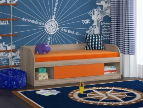 Кровать Соня 4 сонома-оранжевый в Кудымкаре - kudymkar.magazinmebel.ru | фото