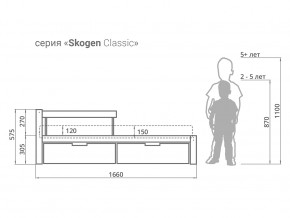 Кровать Svogen classic с ящиками и бортиком графит в Кудымкаре - kudymkar.magazinmebel.ru | фото - изображение 2
