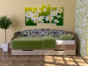 Кровать Юниор Тип 2 Микровелюр-марки 800х1600 в Кудымкаре - kudymkar.magazinmebel.ru | фото - изображение 1