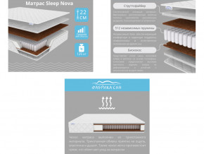 Матрас Sleep Nova шириной 1400 мм в Кудымкаре - kudymkar.magazinmebel.ru | фото - изображение 2